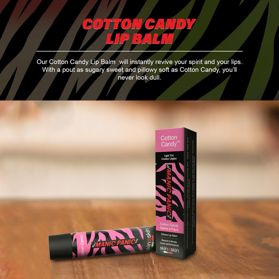 Manic Panic Cotton Candy Pink Tinted Lip Balmcotton Candy