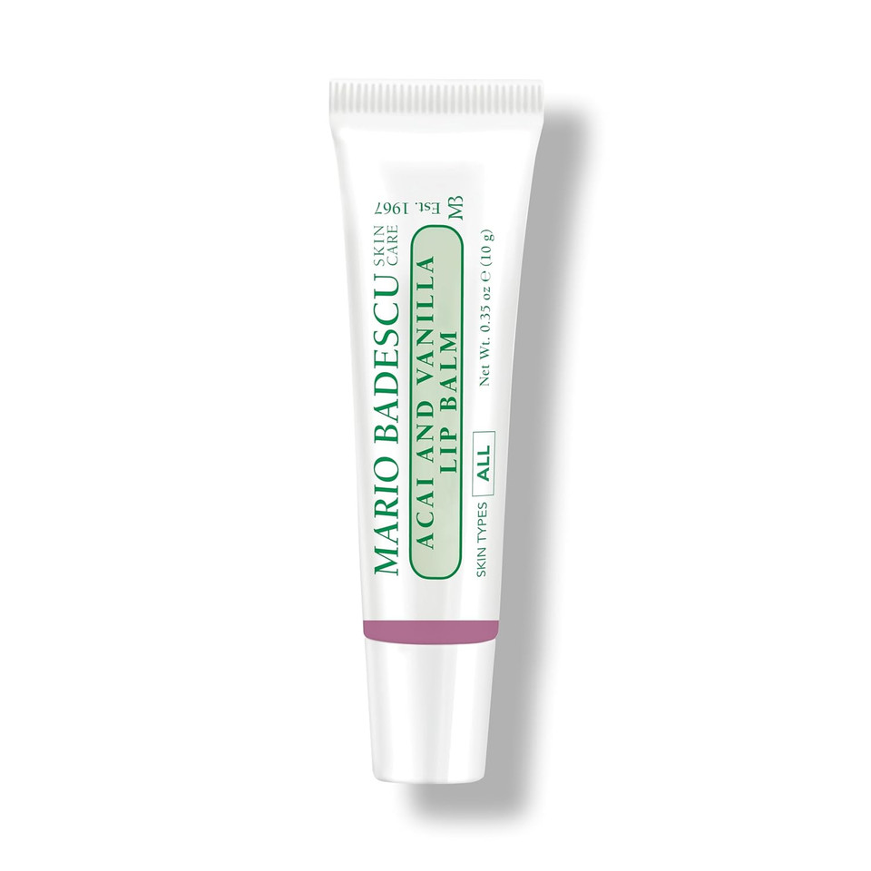 Mario Badescu Moisturizing Lip Balm For Dry Cracked Lips, Infused With Coconut Oil And Shea Butter, Ultra-Nourishing Lip Care Moisturizer For Soft, Smooth And Supple Lips