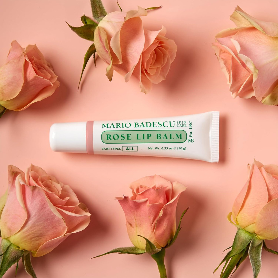 Mario Badescu Moisturizing Lip Balm For Dry Cracked Lips, Infused With Coconut Oil And Shea Butter, Ultra-Nourishing Lip Care Moisturizer For Soft, Smooth And Supple Lips