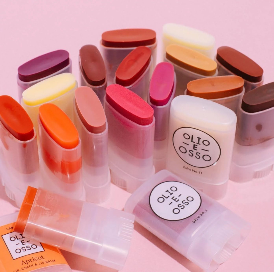 Olio E Osso - Natural Lip + Cheek Balm | Natural, Non-Toxic, Clean Beauty (No. 1 Clear, 0.35 Oz | 10 G)