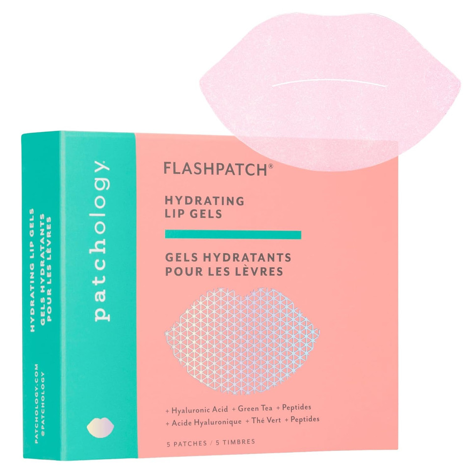 Patchology Moodpatch & Flashpatch Lip Gels - Lip Masks For Hydration, Repair & Soothing Aromatherapy - Best Dry Lip Treatment & Moisturizer For Dry Lips - Day & Night Use (5 Count)