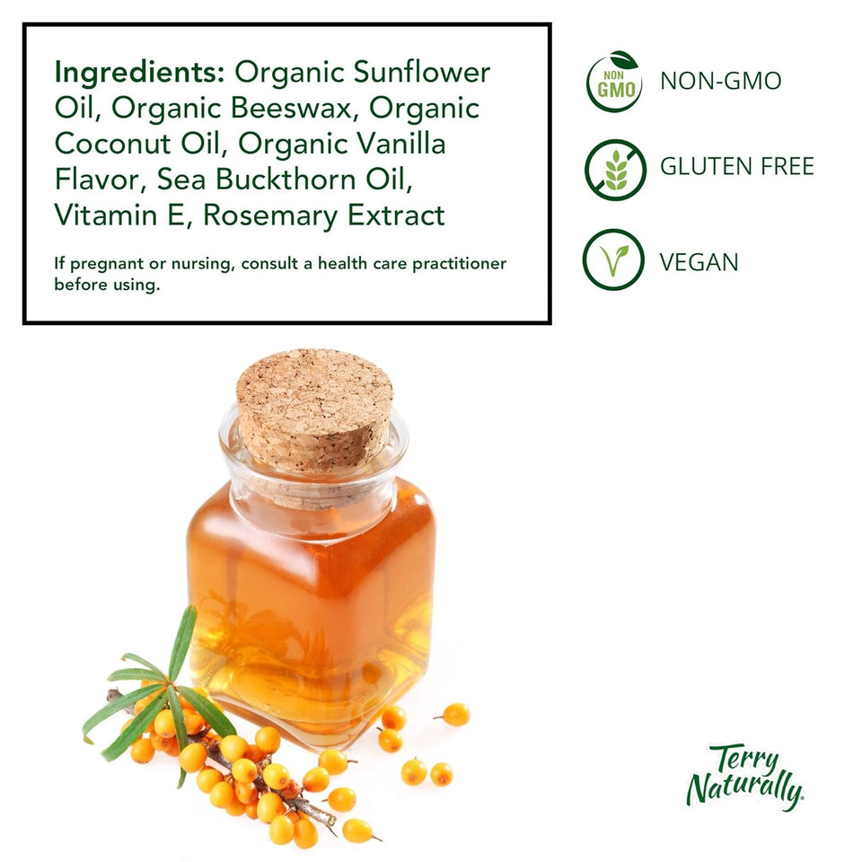 Terry Naturally Omega7 Lip Balm - 0.15 Oz, Pack Of 3