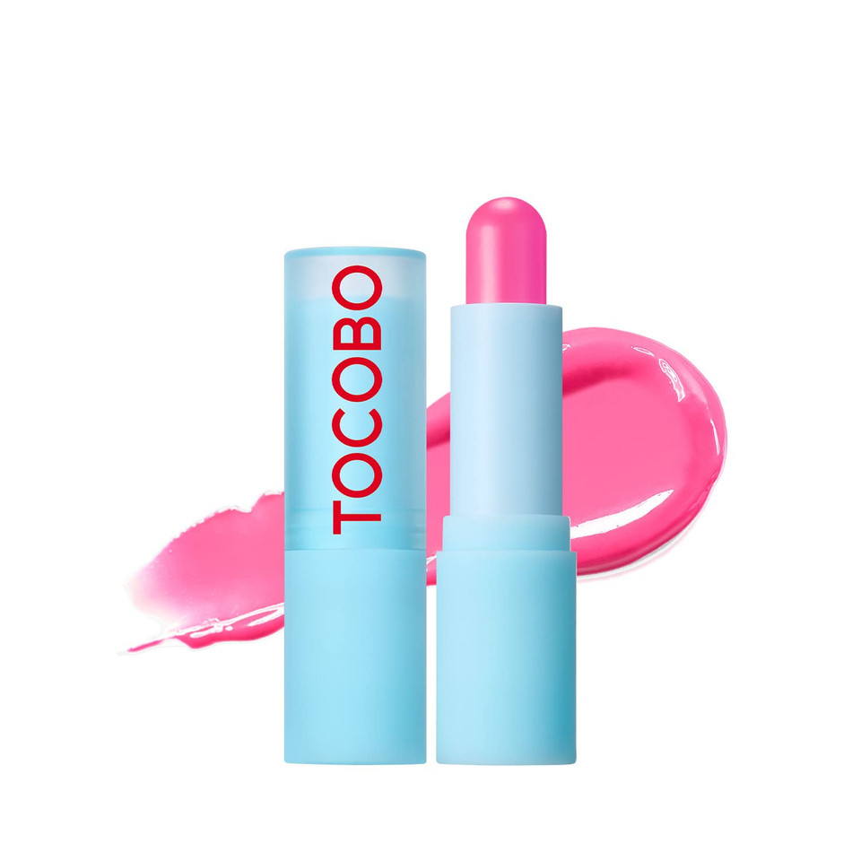 Tocobo Glass Tinted Lip Balm 012 Better Pink 0.67 Oz / 19G | Glow Moisturizing Vegan Lip Balm & Vivid Tinted Transparent Colorbetter Pink (Glass)