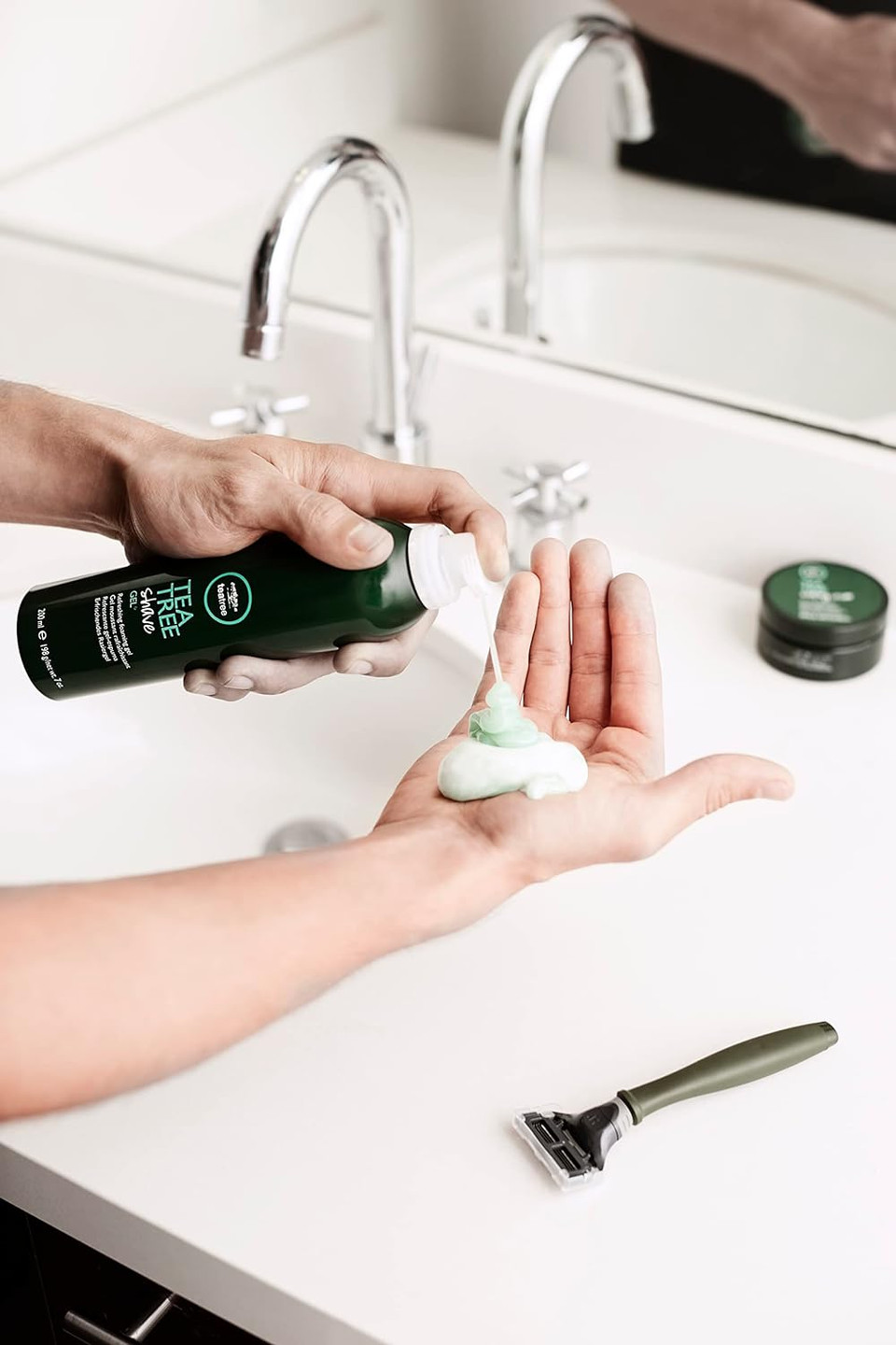 Tea Tree By Paul Mitchell Shave Gel, Refreshing Foaming Gel, For All Skin Types 7 Oz