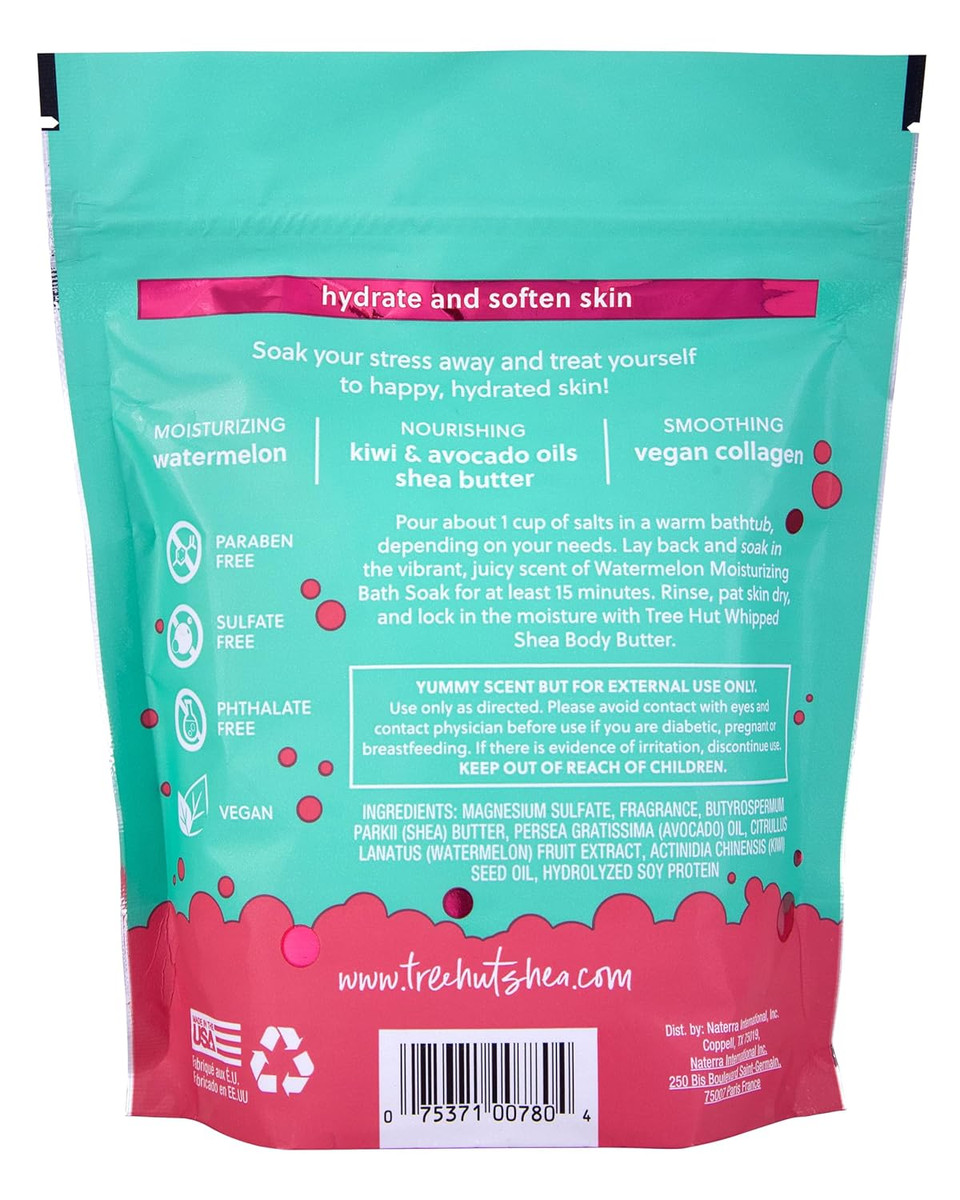 Tree Hut Moisturizing Bath Soak Watermelon, 16 Oz