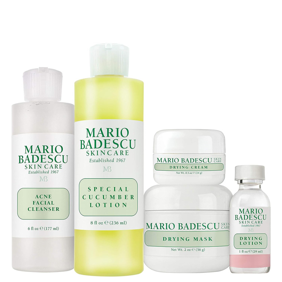 Mario Badescu Acne Starter/Control/Repair Skin Care Kit For All Types Of Breakouts | Facial Set Ideal For Combination Or Oily Face For Healthy, Clear Complexion Mario Badescu Acne Starter/Control/Repair Skin Care Kit For All Types Of Breakouts | Facial Set Ideal For Combination Or Oily Face For Healthy, Clear Complexion