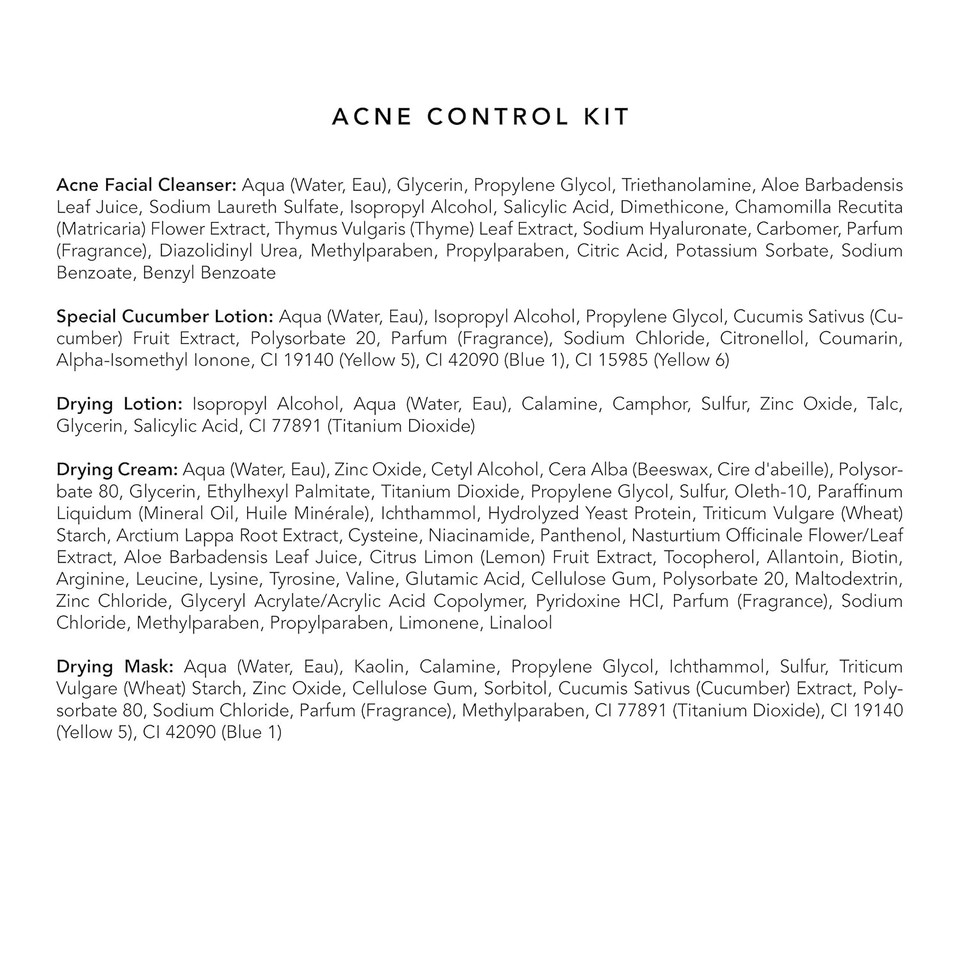 Mario Badescu Acne Starter/Control/Repair Skin Care Kit For All Types Of Breakouts | Facial Set Ideal For Combination Or Oily Face For Healthy, Clear Complexion Mario Badescu Acne Starter/Control/Repair Skin Care Kit For All Types Of Breakouts | Facial Set Ideal For Combination Or Oily Face For Healthy, Clear Complexion