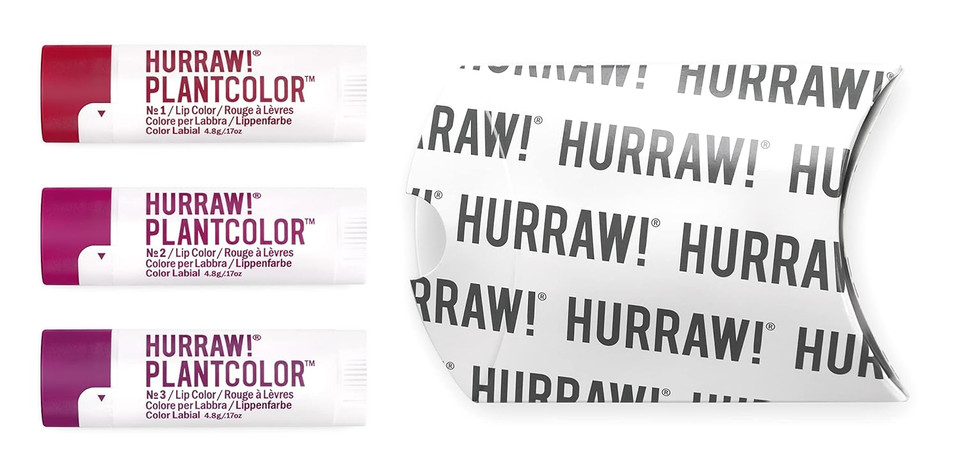 Hurraw! Plantcolor Lip Color Bundle: 1 2 3