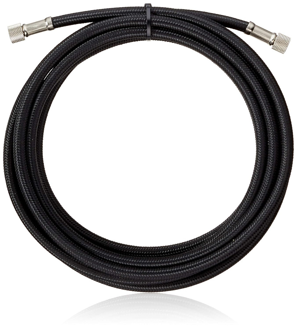 Temptu Nylon Braided 1/4 X 1/8 Airhose, 10 Inch