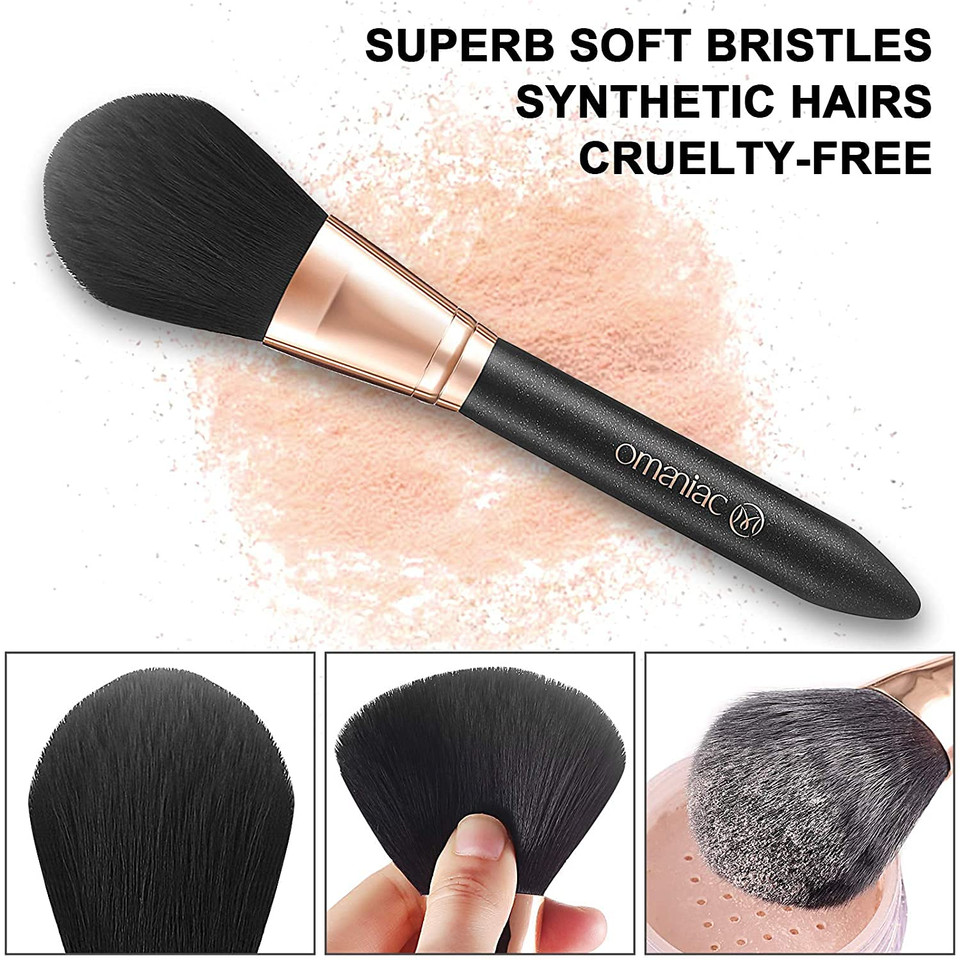 Omaniacã¢Â® Makeup Brushes Set Professional (12Pcs), Premium Synthetic Powder, Eyeshadow, Blush, Foundation, Blending, Full Face Make Up Brushes Set With Holder, Perfect Birthday Gifts For Womenrose Gold And Black Omaniacã¢Â® Makeup Brushes Set Professional (12Pcs), Premium Synthetic Powder, Eyeshadow, Blush, Foundation, Blending, Full Face Make Up Brushes Set With Holder, Perfect Birthday Gifts For Womenrose Gold And Black