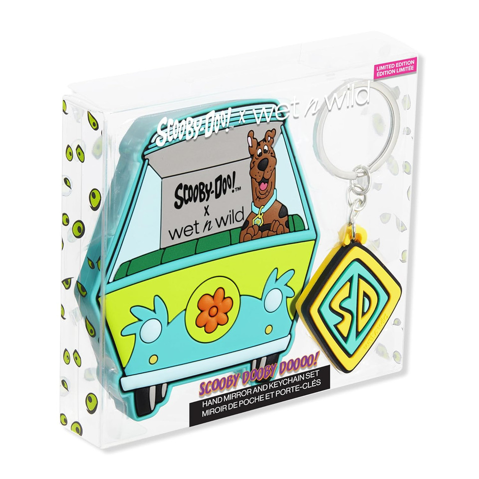 wet n wild Scooby Doo Collection Scooby Dooby Doooo! Hand Mirror and Keychain Set