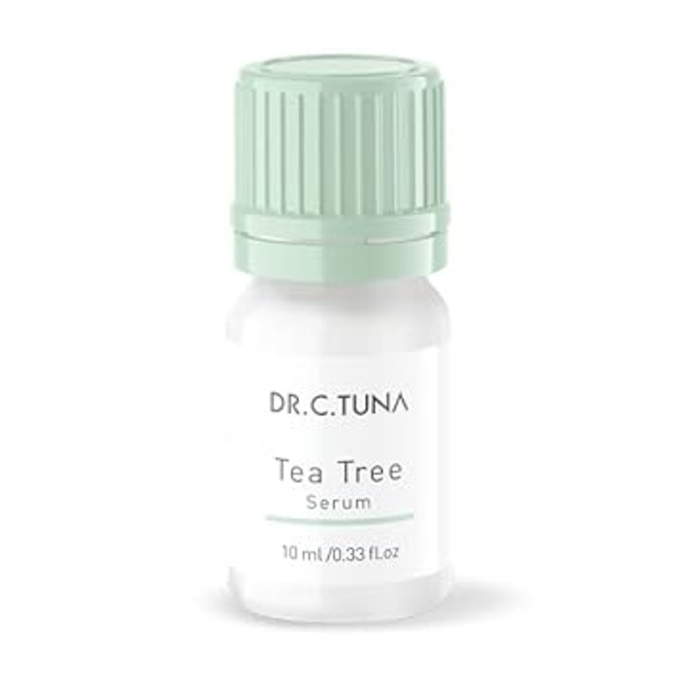 Farmasi Dr. C. Tuna Tea Tree Serum, Skin Care Serum Spot Treatment Targets Redness, Bumps, Acne, Dry Itchy Skin, Repairs, And Hydrates Skin, Natural Full Body Skincare Support, 0.33 Fl.Oz (10 Ml)