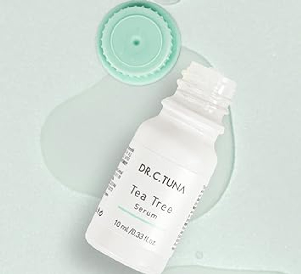 Farmasi Dr. C. Tuna Tea Tree Serum, Skin Care Serum Spot Treatment Targets Redness, Bumps, Acne, Dry Itchy Skin, Repairs, And Hydrates Skin, Natural Full Body Skincare Support, 0.33 Fl.Oz (10 Ml)