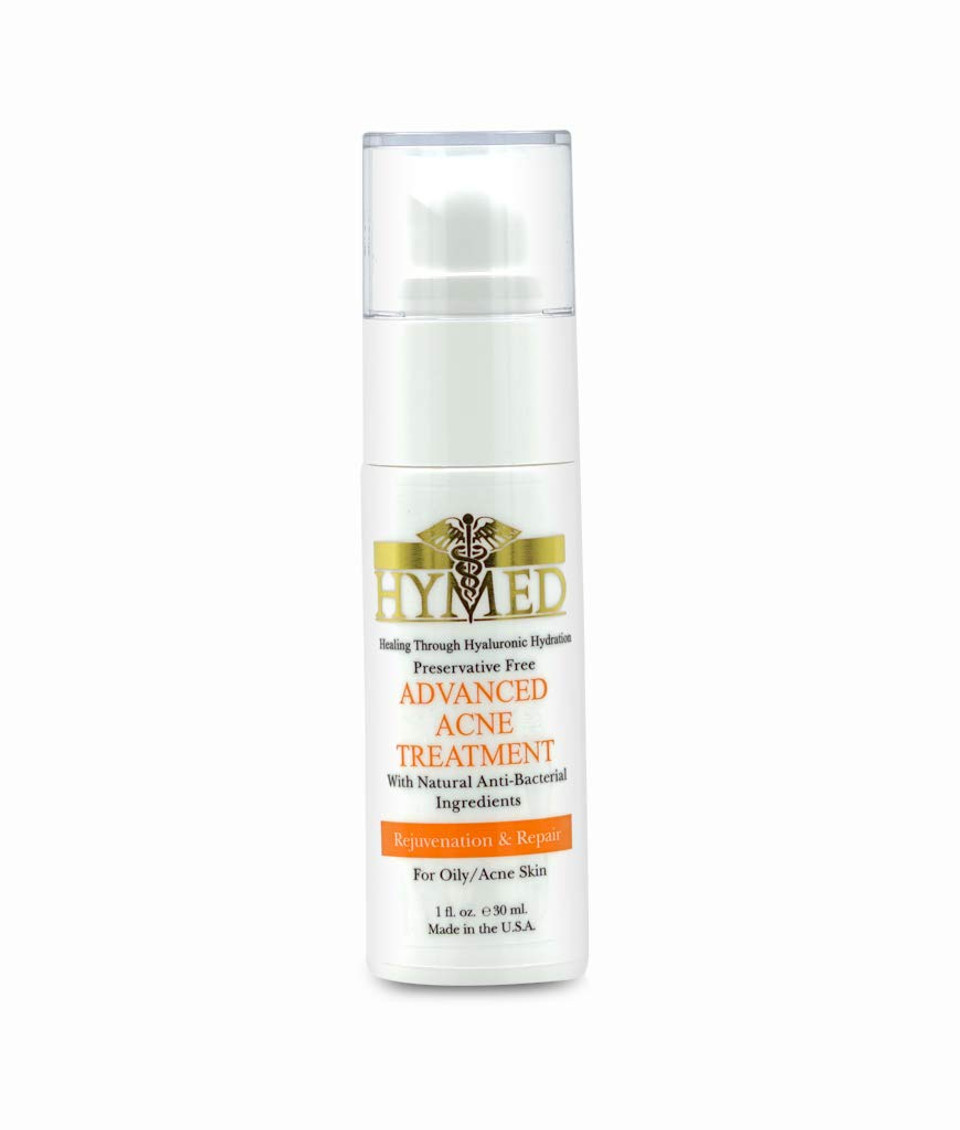 Hylunia Advanced Acne Treatment - Hyaluronic Acid And Vitamin C Serum - Natural Vegan Skin Repair - 1.0 Fl Oz