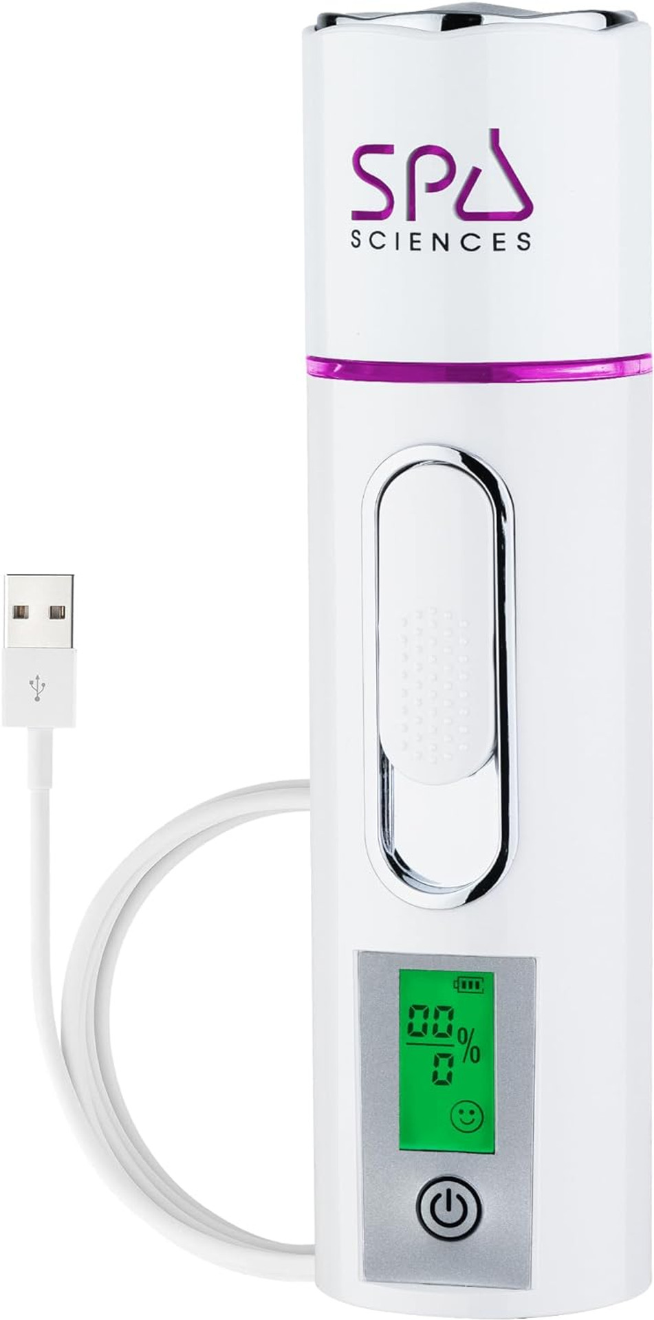 Spa Sciences - Nano Mister - Hydrating Facial Mister With Skin Analyzer & Battery Bank