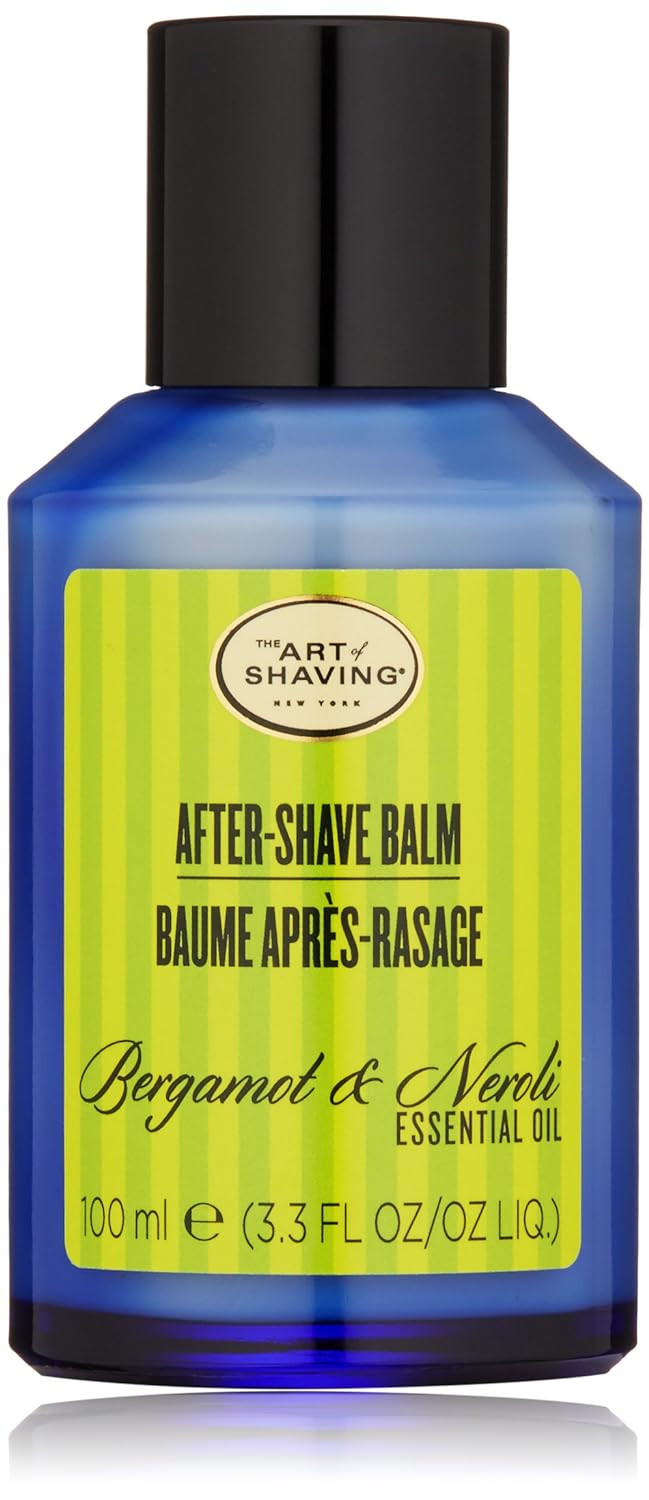 The Art Of Shaving After-Shave Balm For Men - Face Moisturizer, Clinically Tested For Sensitive Skin, Bergamot & Neroli, 3.3 Ounce