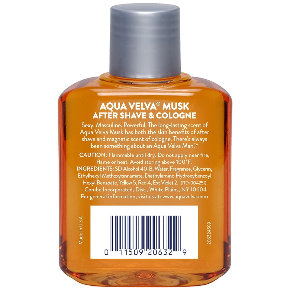 Aqua Velva Musk Size 3.5Z Aqua Velva Musk After Shave