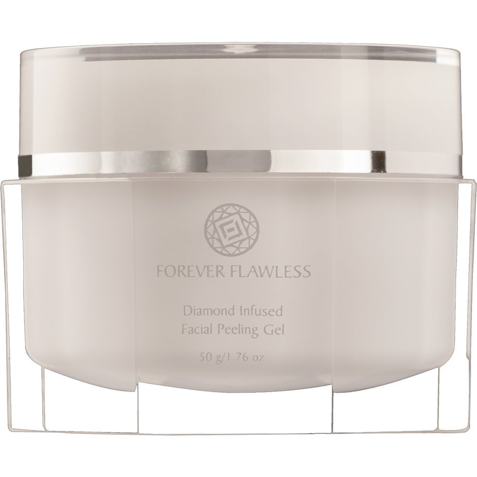 Forever Flawless Diamond Infused Facial Peeling Gel. New & Improved Formula For Best Exfoliation, Microdermabrasion, Purification & Detox For A Flawless, Glowing Skin