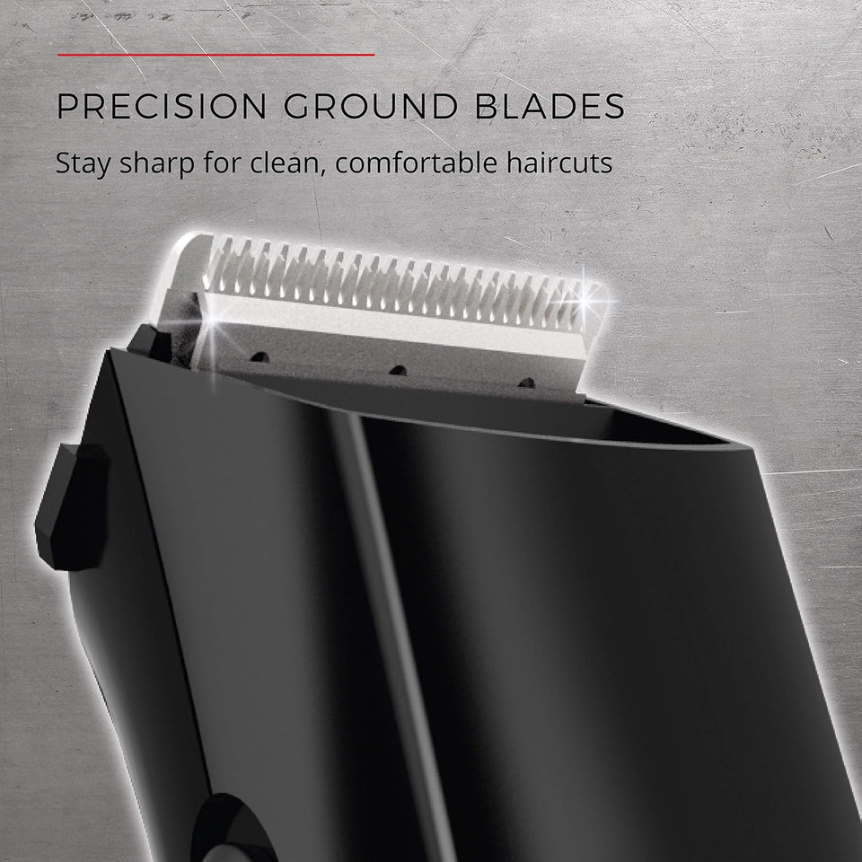 Remington Vacuum Haircut Kit, Vacuum Beard Trimmer, Hair Clippers For Men With Removable Hair Chamber And Dual Motor Power (18 Pieces)