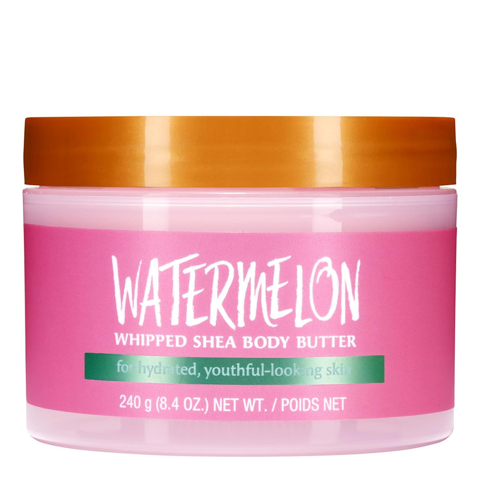 Tree Hut Watermelon Whipped Shea Body Butter, 8.4Oz, Lightweight, Long-Lasting, Hydrating Moisturizer With Natural Shea Butter For Nourishing Essential Body Care