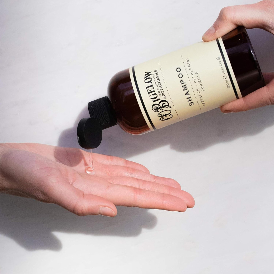 C.O. Bigelow Shampoo, Lavender Peppermint Shampoo Cleanses & Soothes Hair & Scalp, Luxury Shampoo For Men & Women, 10.4 Fl Oz