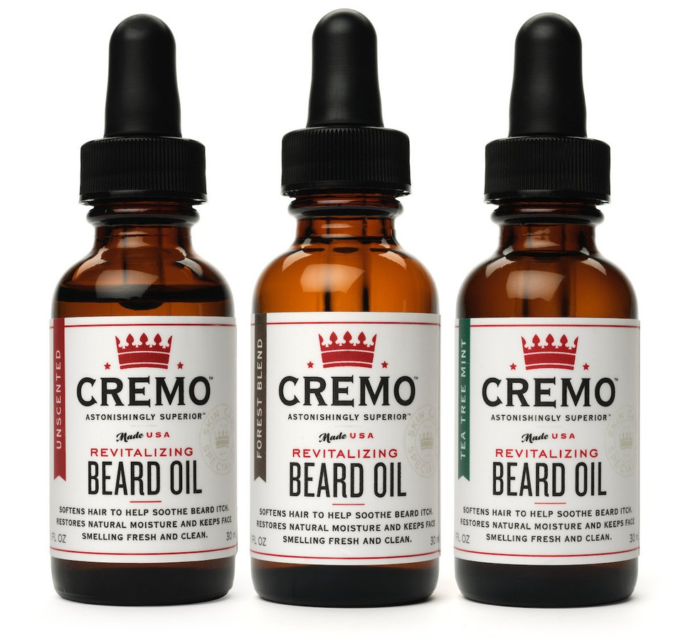 Cremo Beard Oil, Revitalizing Wild Mint, 1 Fl Oz - Restore Natural Moisture And Soften Your Beard To Help Relieve Beard Itch
