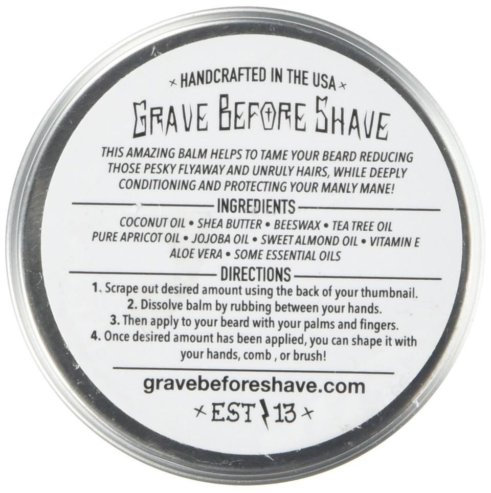 Grave Before Shaveã¢Â Cigar Blend Beard Balm (Cigar/Vanilla Scent) (2 Oz.)
