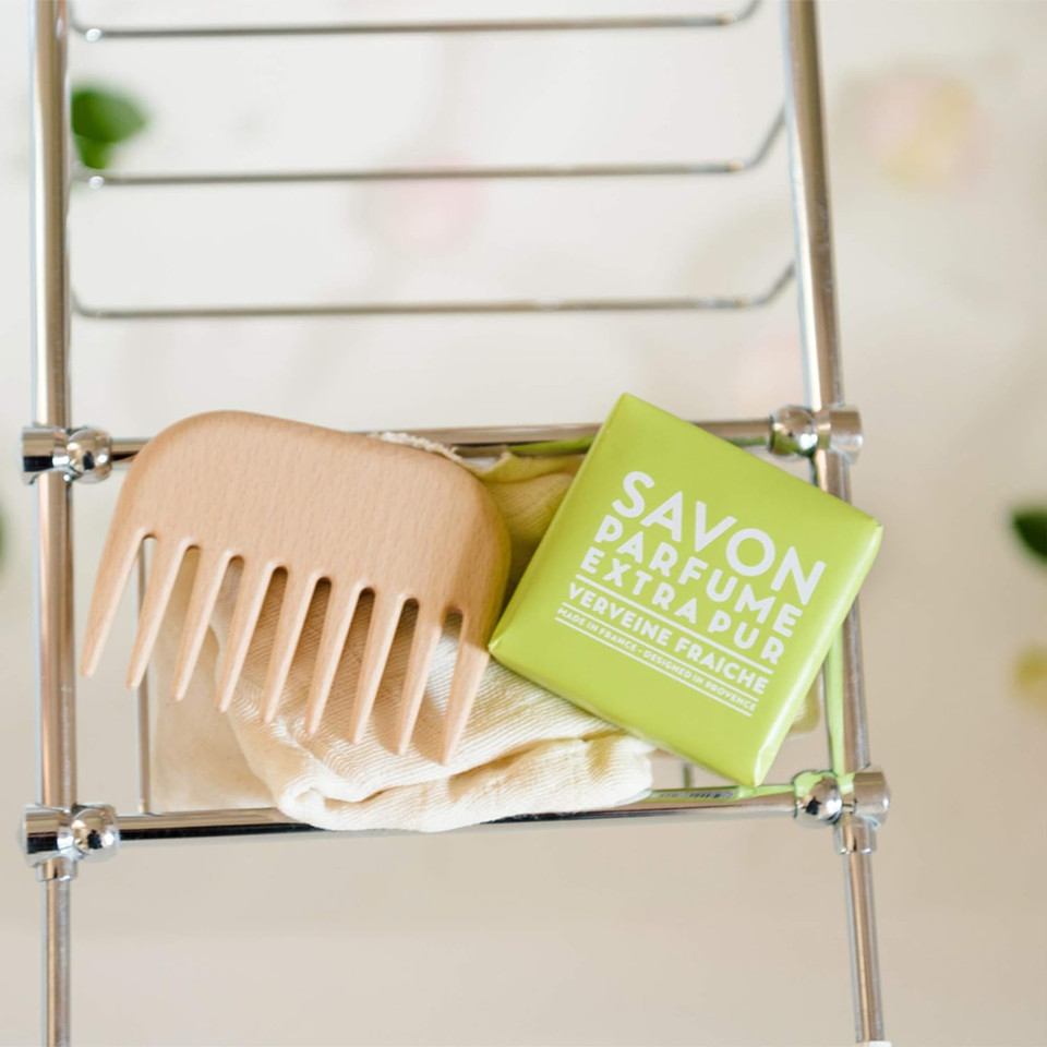 Compagnie De Provence Extra Pure Savon Marseille - Fresh Verbena - Value Pack Set Of 3 X 3.4 Ounce Bars - Made In France