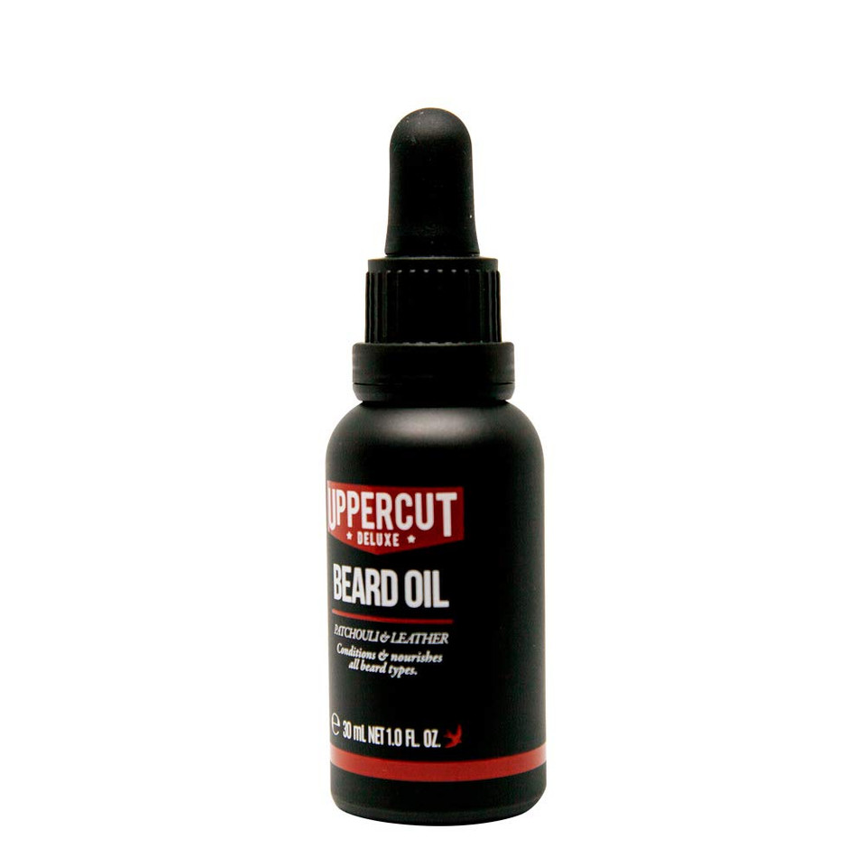 Uppercut Deluxe Conditioning Beard Oil, Patchouli & Leather Scent, 1 Fl. Oz