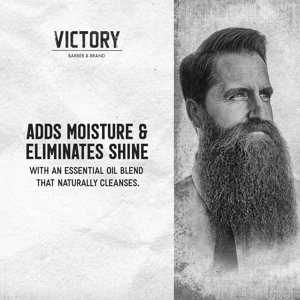 Victory Barber & Brand Beard Oil For Men Beard Grooming Made In The Usa | Beard Care And Beard Softener For Men | Scented Beard Oil And Beard Moisturizer For Men With A Glorious Facial Pelt