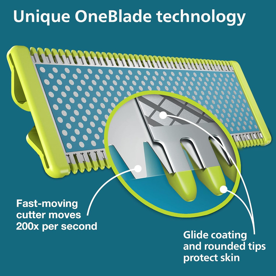 Philips Norelco Oneblade First Shave Teen Hybrid Electric Shaver, Qp2515/49Oneblade First Shave