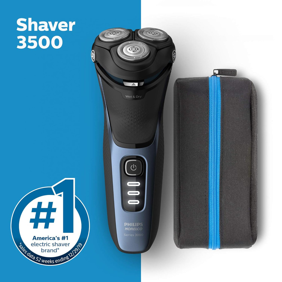 Philips Norelco Shaver 3500 S3212/82, Storm Gray, 1 Countshaver Sereies 3000