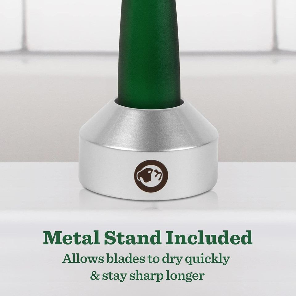 Bulldog Mens Skincare And Grooming Original Recycled Glass Handle Razor With Razor Stand Bulldog Mens Skincare And Grooming Original Recycled Glass Handle Razor With Razor Stand