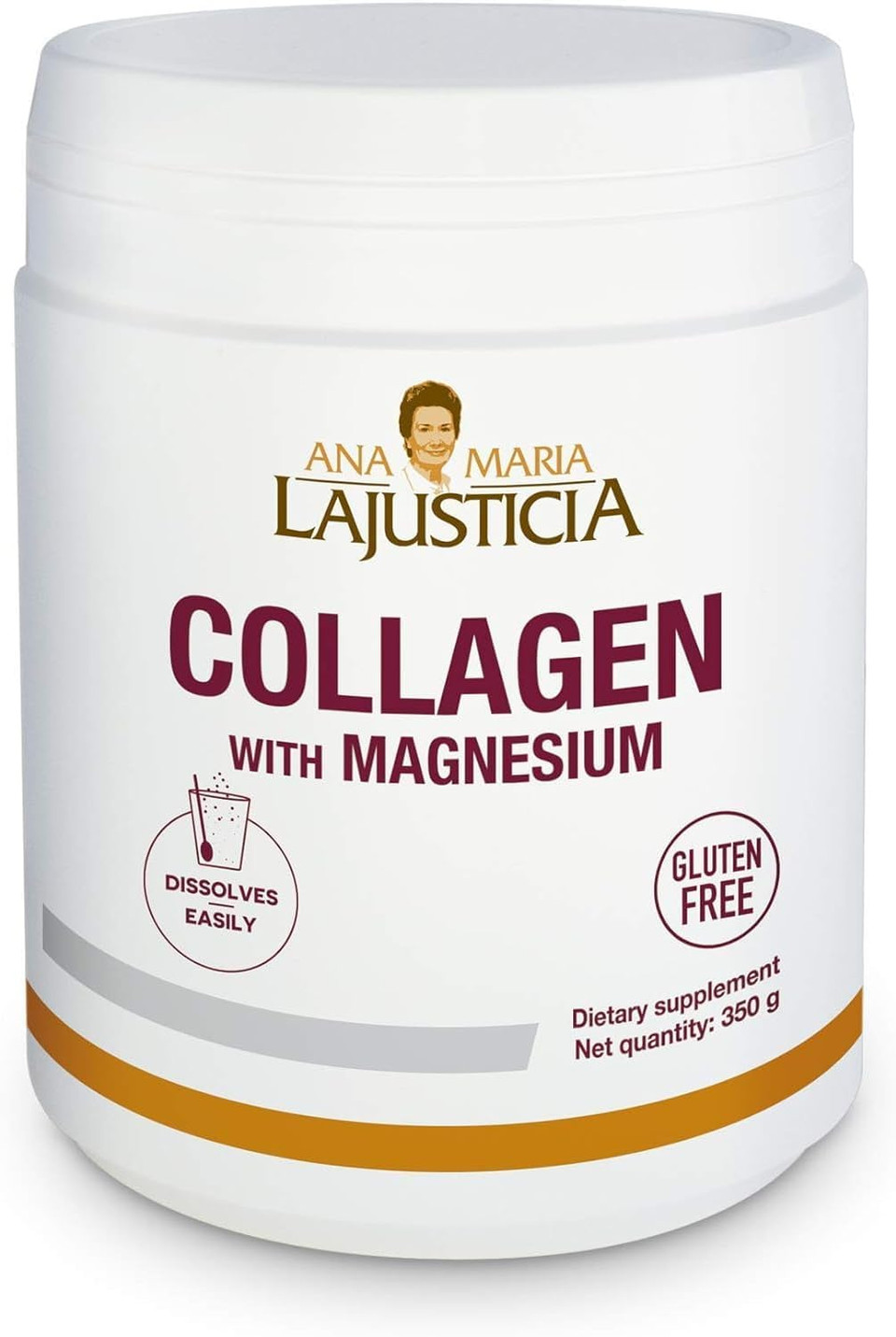 Ana Maria Lajusticia Collagen With Magnesium Powder (350G Natural Taste)