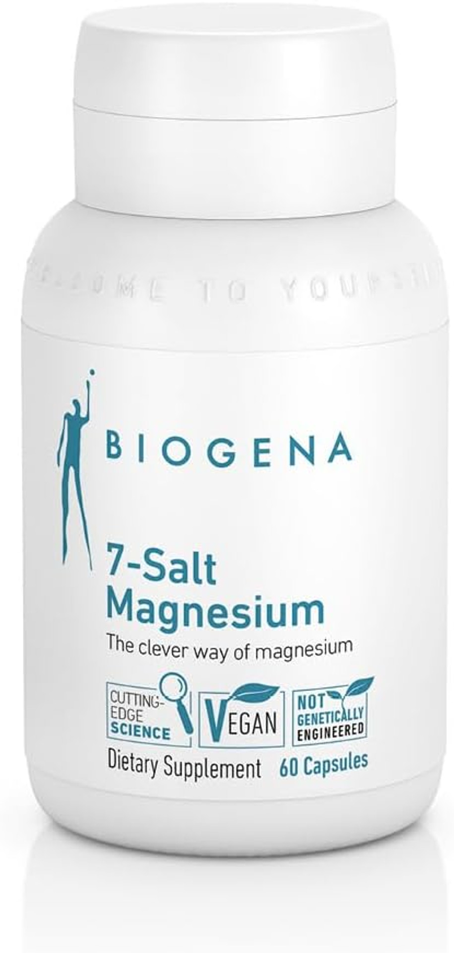Biogena 7-Salt Magnesium Complex - Magnesium Supplement With 7 Magnesium Forms - Bisglycinate, Malate, Citrate, Oxide, Glycerophosphate, Gluconate And Carbonate I High Absorption