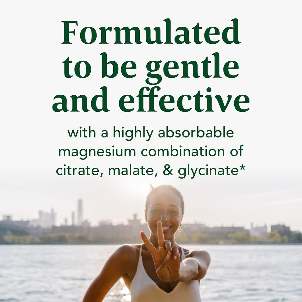 Megafood Relax + Calm Magnesium Powder - Highly Absorbable Magnesium Glycinate, Magnesium Citrate & Magnesium Malate - Without 9 Food Allergens - Blackberry Hibiscus Oasis - 7.05 Oz (50 Servings)