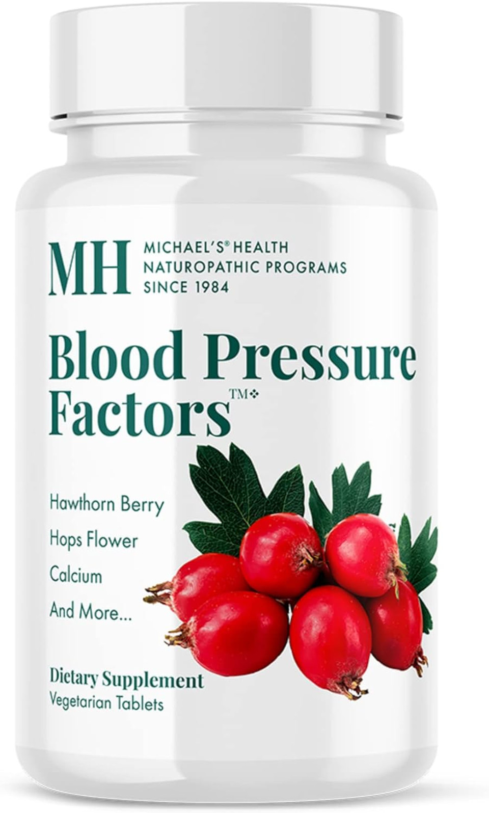 Michael'S Health Naturopathic Programs Blood Pressure Factors - 180 Vegetarian Tablets, Pack Of 2 - Provides Fluid Balance Support - Kosher - 60 Servings180 Count (Pack Of 1)