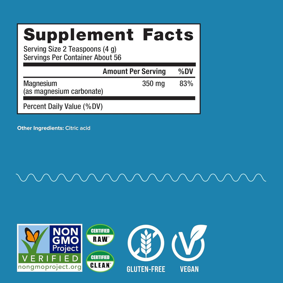 Natural Vitality Calm, Magnesium Citrate Supplement, Anti-Stress Drink Mix Powder - Gluten Free, Vegan, & Non-Gmo, Original, 16 Oz16 Ounce (Pack Of 1)