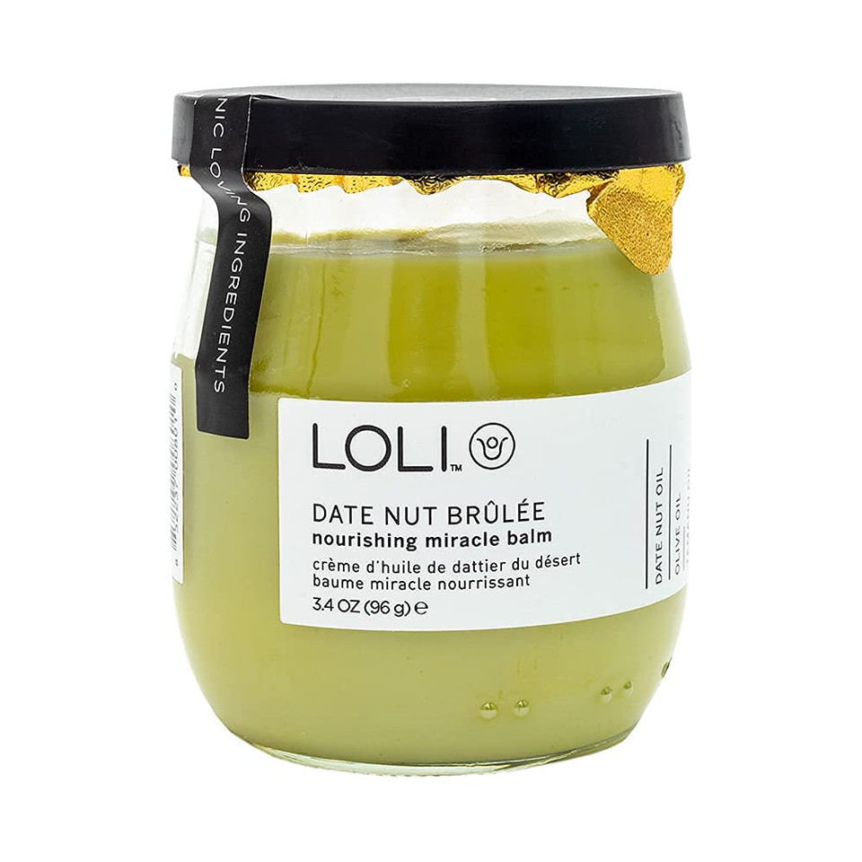 Loli - Organic Date Nut Brulee Vegan Nourishing Miracle Balm | Clean, Non-Toxic, Zero Waste Skincare (3.4 Oz)