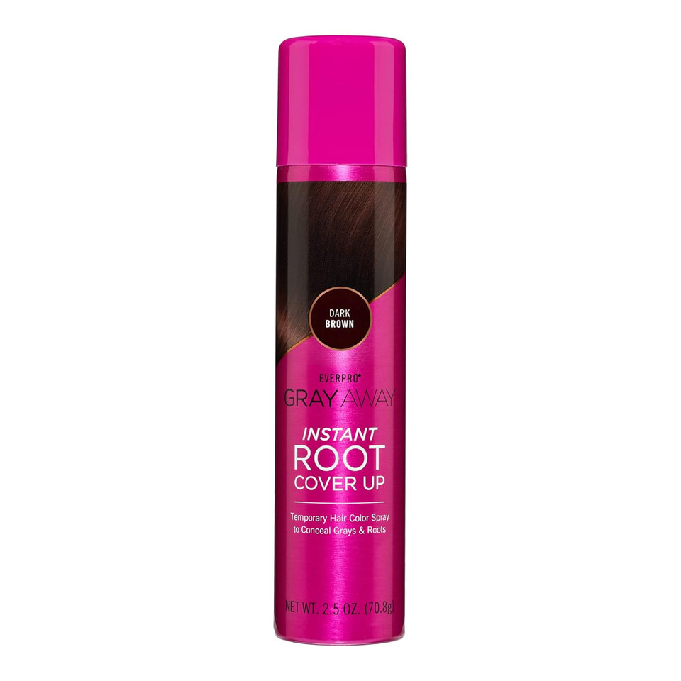 Everpro Gray Away Instant Root Cover Up Spray 2.5Oz - Medium Brown