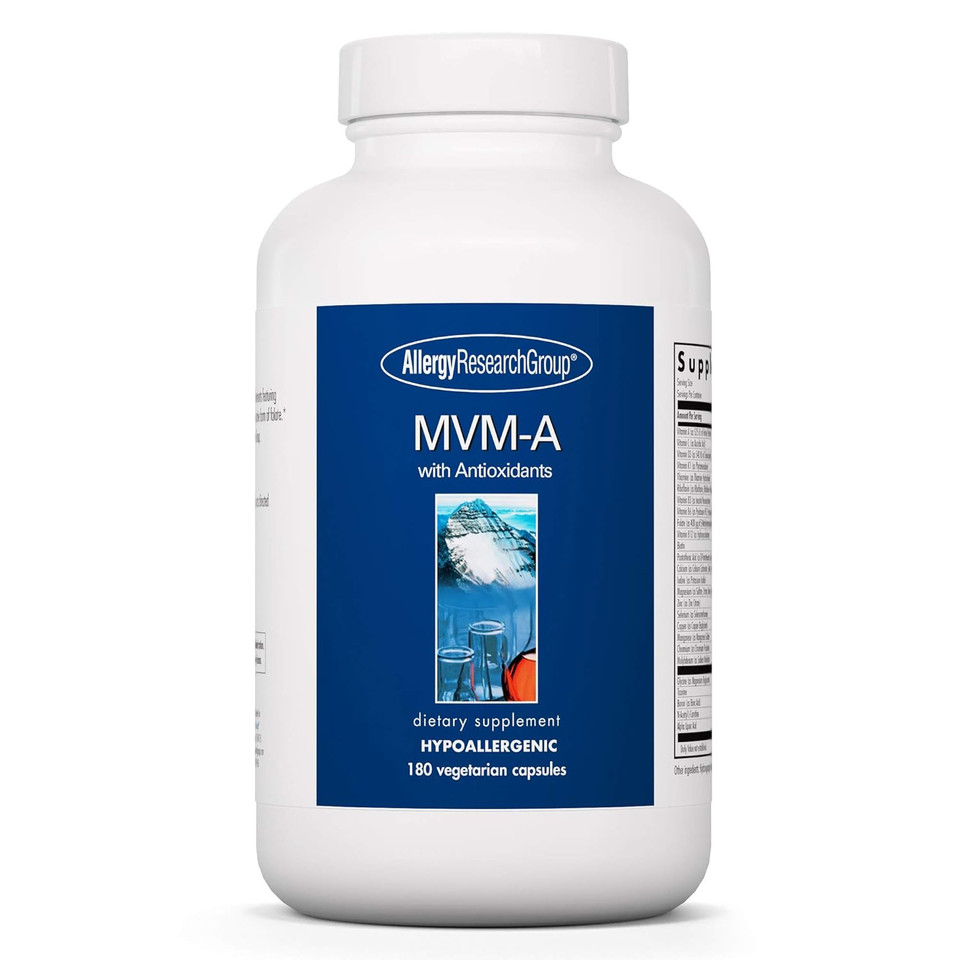 Allergy Research Group - Mvm-A With Antioxidants - Complete Multivitamin/Multimineral - 180 Vegetarian Capsules Allergy Research Group - Mvm-A With Antioxidants - Complete Multivitamin/Multimineral - 180 Vegetarian Capsules