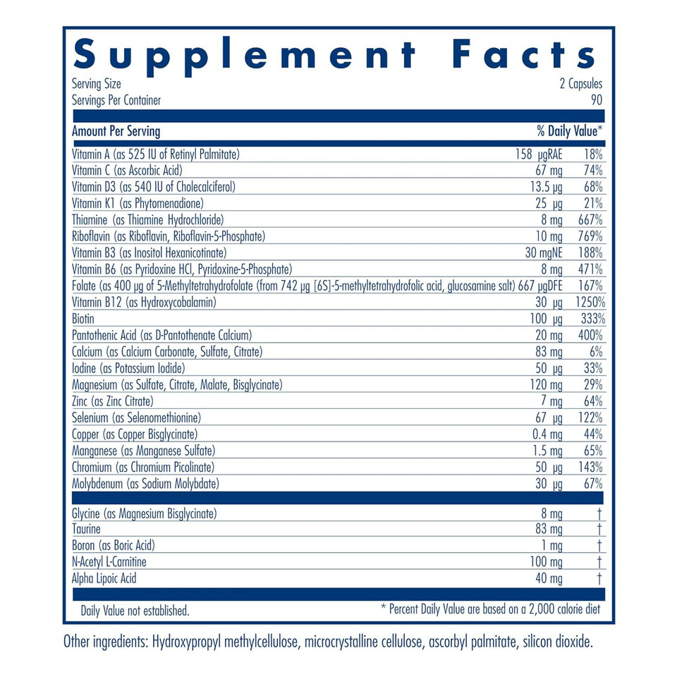 Allergy Research Group - Mvm-A With Antioxidants - Complete Multivitamin/Multimineral - 180 Vegetarian Capsules Allergy Research Group - Mvm-A With Antioxidants - Complete Multivitamin/Multimineral - 180 Vegetarian Capsules