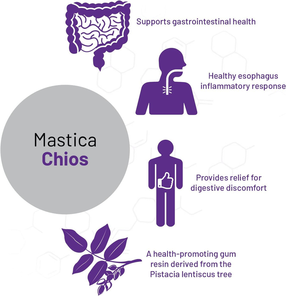 Aor, Mastica Chios, Vegan Natural Supplement To Support Gastrointestinal Health, 120 Servings (120 V-Capsules)