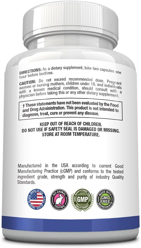 Approved Scienceã¢Â® Restlex - Natural Restless Leg Relief - 420 Mg Magnesium Glycinate Blend, L-Theanine 200 Mg - 60 Capsules