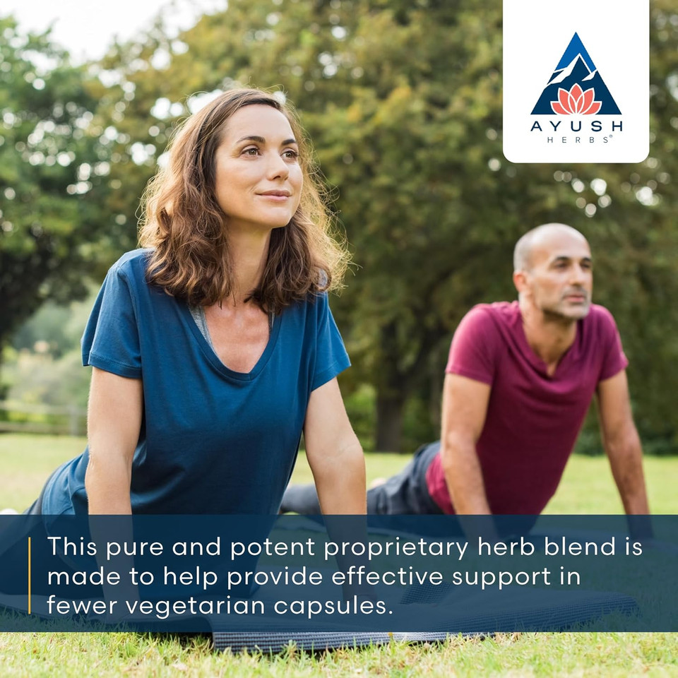 Ayush Herbs Flucomune, Ayurvedic Herbal Blend For Immune And Sinus Support, Natural Amla And Holy Basil Supplement, 90 Vegetarian Capsules Ayush Herbs Flucomune, Ayurvedic Herbal Blend For Immune And Sinus Support, Natural Amla And Holy Basil Supplement, 90 Vegetarian Capsules