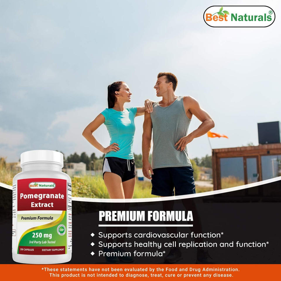 Best Naturals Pomegranate Extract 250 Mg 250 Capsules