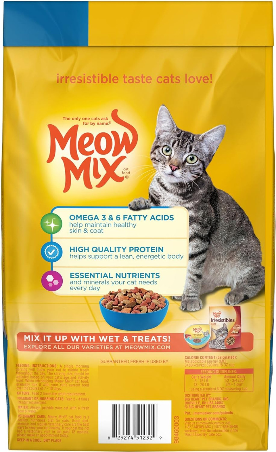 Meow Mix Seafood Medley Dry Cat Food, 3.15 Pound Bag (Pack Of 4)3.15 Pound (Pack Of 4)