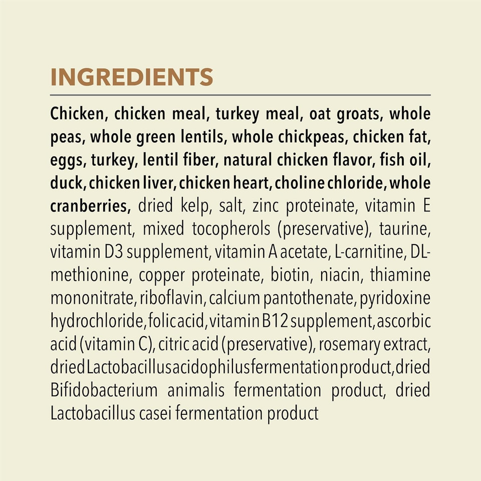 Acana Senior Entree Dry Cat Food For Senior Cats (7+ Years), Free Run Chicken And Turkey Recipe, 4Lb