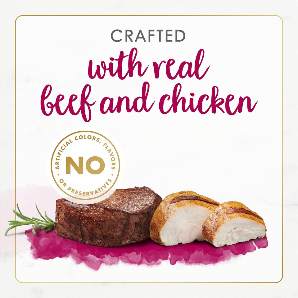 Purina Fancy Feast Wet Cat Food Natural Gourmet Naturals Natural White Meat Chicken And Beef Recipe In Wet Cat Food Gravy - 3 Oz. Can3 Ounce (Pack Of 12) Purina Fancy Feast Wet Cat Food Natural Gourmet Naturals Natural White Meat Chicken And Beef Recipe In Wet Cat Food Gravy - 3 Oz. Can3 Ounce (Pack Of 12)