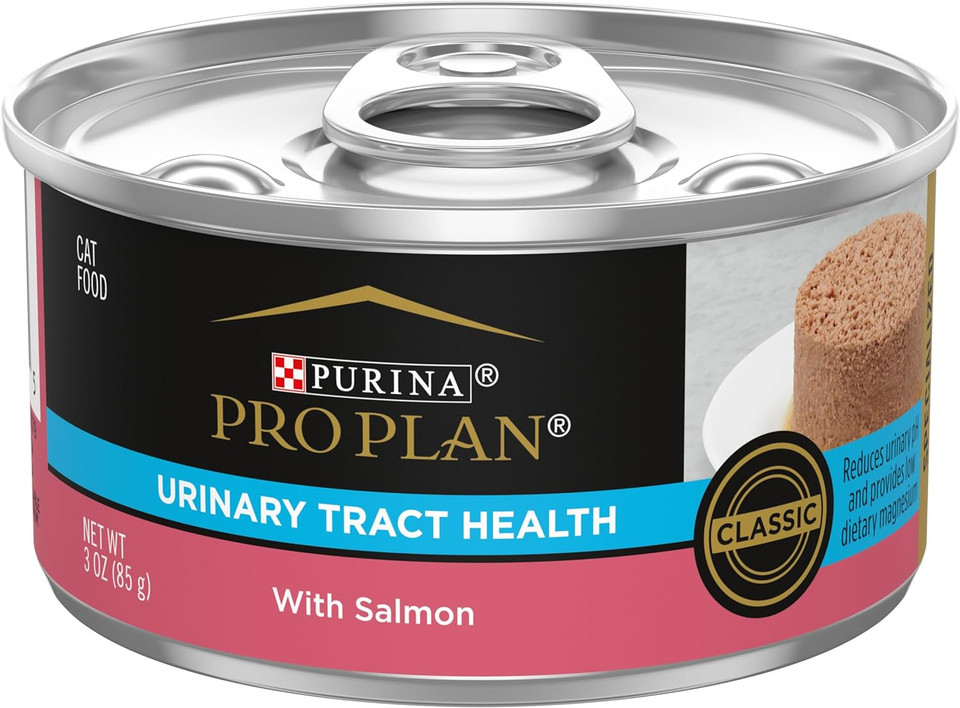 Purina Pro Plan Urinary Tract Cat Food Wet Pate, Urinary Tract Health Salmon Entree - 3 Oz. Pull-Top Can